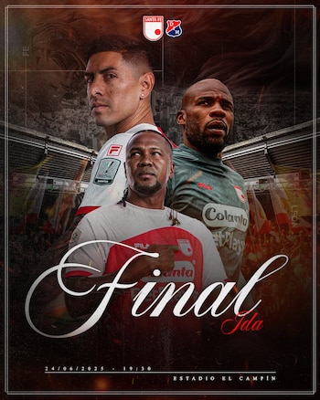 Con Emmanuel Olivera, Andrés Mosquera Marmolejo y Hugo Rodallega, así presentó Santa Fe el partido ante Medellín - crédito @SantaFe / X