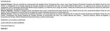 Elmer Ríos fue separado del Equipo Especial que investigaba el caso de 'Los Cuellos Blancos'.