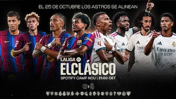 LaLiga presenta su campaña para el Clásico: "El 25 de octubre los astros se alinean"