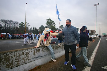 Recibimiento Selección Argentina - Ezeiza - Predio AFA.