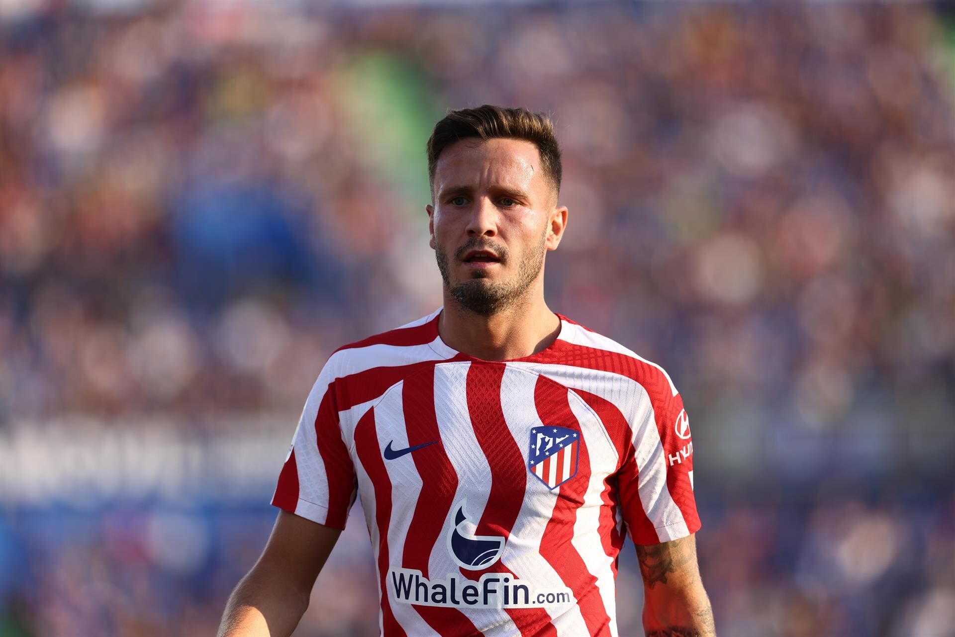 Saíl Ñiguez en el Atlético de Madrid (Europa Press)