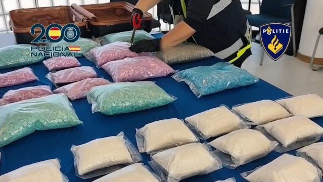 La policía incauta más de 1.000 kilos de drogas sintéticas que iban a Ibiza (Policía Nacional)