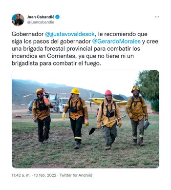 Juan Cabandié cuestionó el accionar