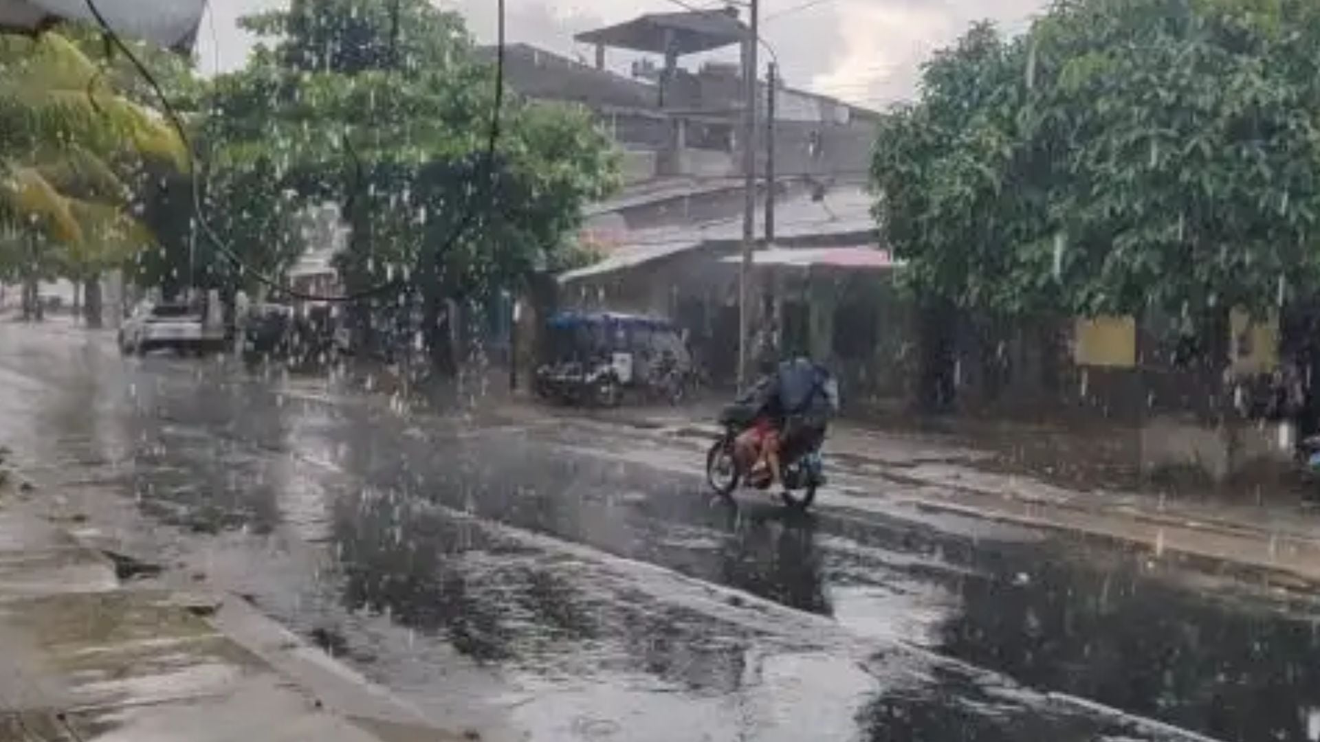 El Senamhi alertó sobre lluvias de moderada a fuerte intensidad, descargas eléctricas y vientos de hasta 45 km/h en la selva, con pronóstico de persistencia hasta el viernes 17 de abril - Créditos: Andina.