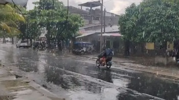 El Senamhi alertó sobre lluvias de moderada a fuerte intensidad, descargas eléctricas y vientos de hasta 45 km/h en la selva, con pronóstico de persistencia hasta el viernes 17 de abril - Créditos: Andina.
