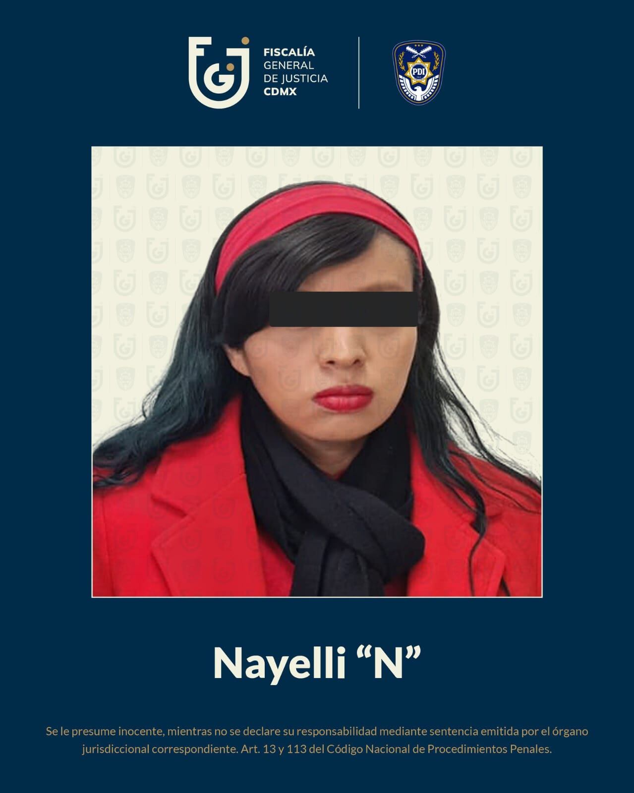 Vinculan a proceso a maestra en CDMX por presunta pornografía infantil. Foto: (Fiscalía CDMX)