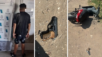 A unas 20 cuadras, la