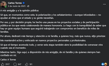 (Facebook: Carlos Torres)