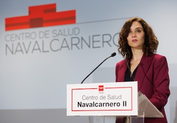 La presidenta de la Comunidad