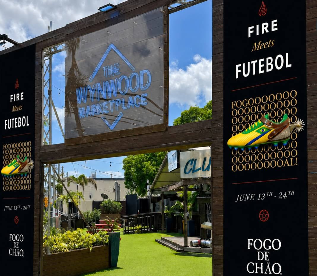 Wynwood Marketplace albergará una celebración brasileña de 12 días, con carnes al estilo churrasco y programación especial durante el Mundial de la FIFA 2026 (Fogo de Chão)