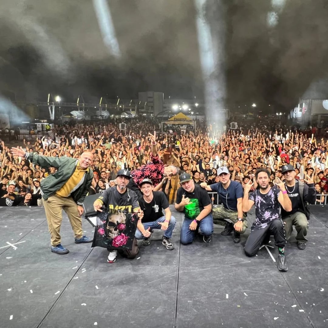 Los Cafres se presentaron dos veces en Rock Al Parque, en 2009 y 2015, aparte de esta fecha en 2025 - crédito @loscafres/Instagram