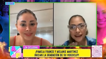 “Ya no nos callamos”: Pamela Franco y Melanie Martínez encienden la polémica con fuerte mensaje a Domínguez. Captura: Amor y Fuego.