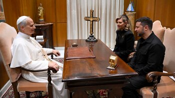 Zelensky asistió a la reunión