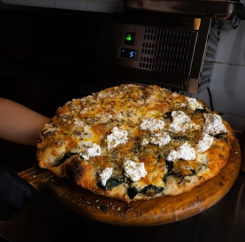 Pizza de Quilombo Pizza. (Instagram/@quilombopizza)