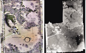 14/09/2020 Izquierda: Ortoimagen del sitio obtenida por un dron que muestra las principales características discutidas en el estudio. Derecha: mosaico de imágenes térmicas recogidas.
POLITICA INVESTIGACIÓN Y TECNOLOGÍA
JESSE CASANA ET AL.