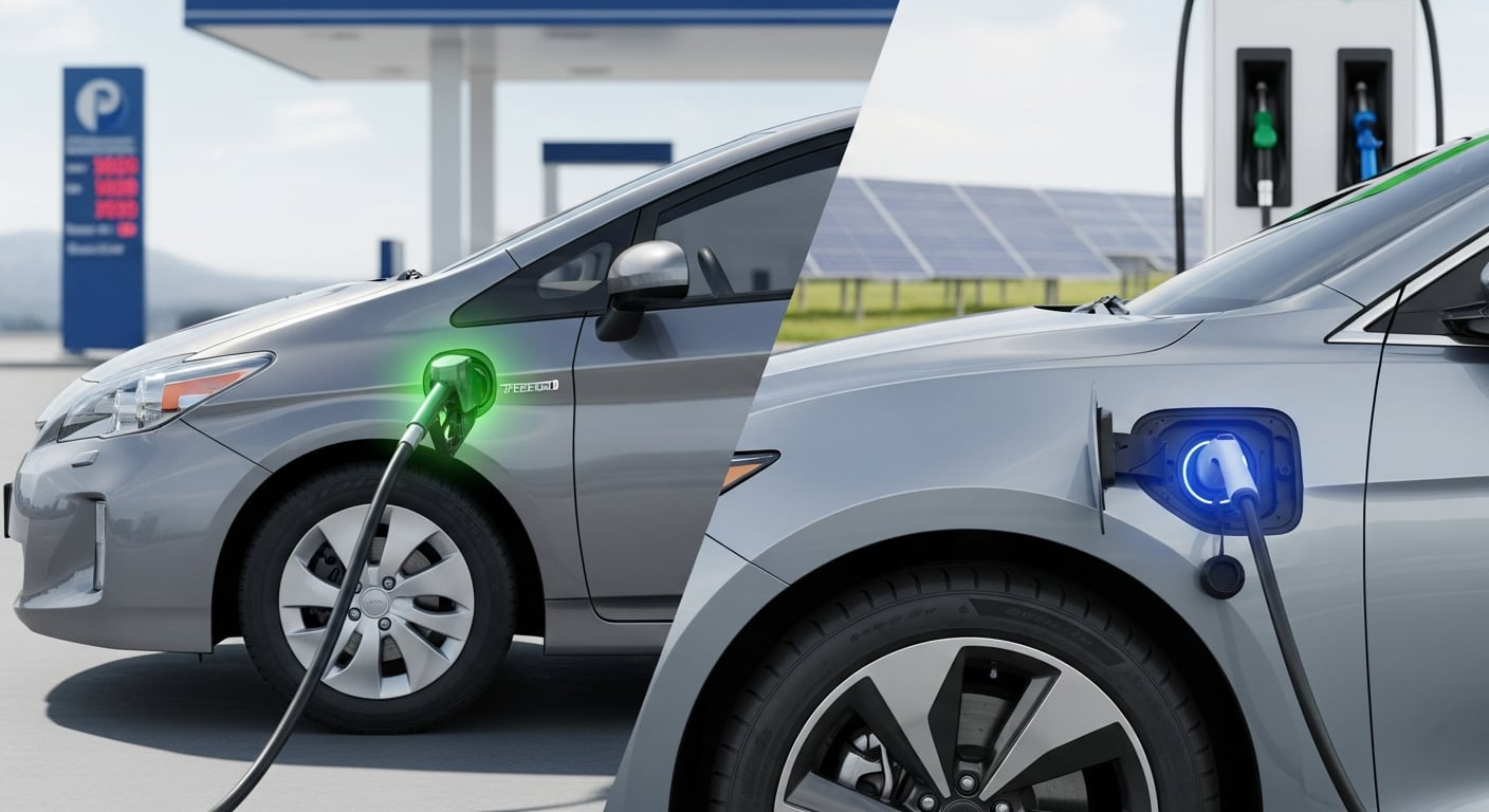 El costo de uso de un auto híbrido o eléctrico puesto en comparación con uno naftero. El ahorro es significativo. (Imagen ilustrativa Infobae)