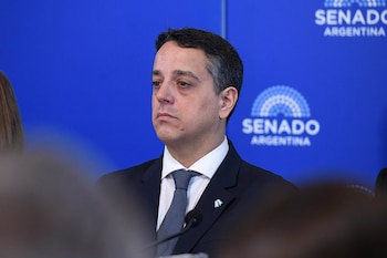 Comisión de Acuerdos en la que tratan pliegos del Poder Judicial , el 30 de junio de 2026, en el salón Azul del Senado de la Nación, en Buenos Aires; Argentina