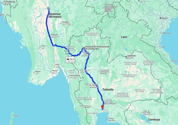 (El mapa que muestra la