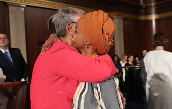 La legisladora demócrata Ilhan Omar