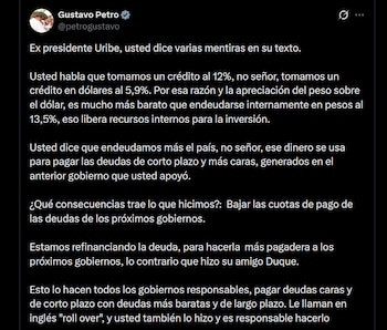Gustavo Petro culpó al gobierno