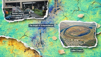 La NASA comparte imágenes satelitales del hundimiento de CDMX