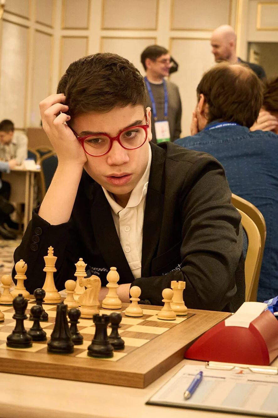 Faustino Oro es apodado el Messi del ajedrez (Crédito: aeroflotopen)
