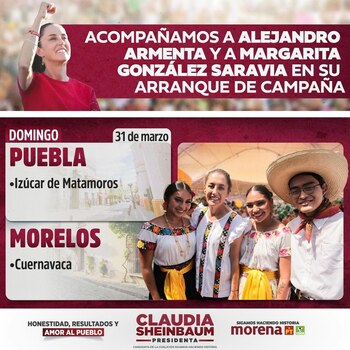 La candidata a la presidencia