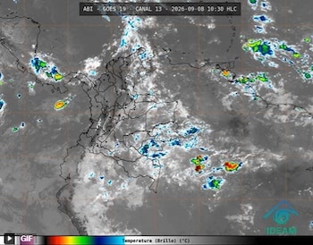 La temperatura puede bajar durante la noche y subir en el día, lo que eleva el promedio del periodo, según el Ideam - crédito Ideam