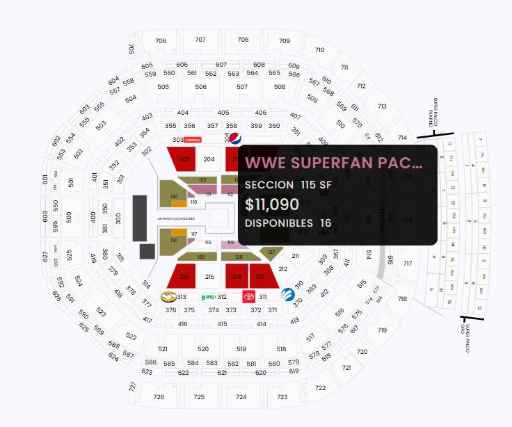 Zonas libres para WWE Supershow