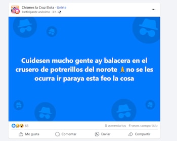 Enfrentamientos en Elota. (Captura de pantalla)