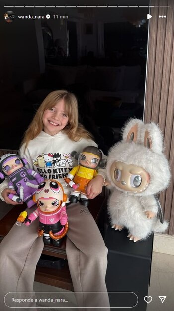 Isabella Icardi posó con los