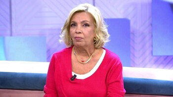 Carmen Borrego en el plató