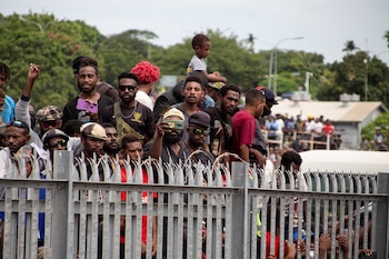 Esta foto tomada el 14