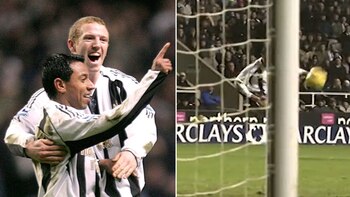 Newcastle United saludó a Nolberto Solano por su cumpleaños con espectacular golazo al Everton en Premier League.