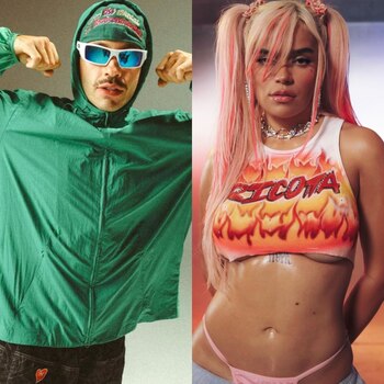 Karol G y Feid presentes