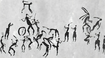 El arte rupestre San de