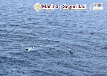 Esas son las dos embarcaciones aseguradas. Crédito: Gabinete de Seguridad