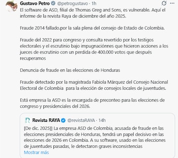 Petro denució que ASD está