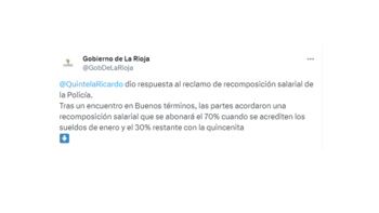 El mensaje del Gobierno de