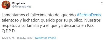 El mensaje de Pimpinela por