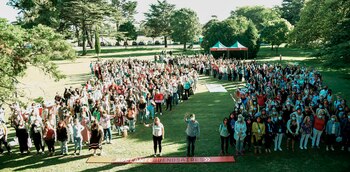Las dirigentes mujeres de "Adelante,
