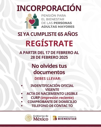 Personas adultas mayores, con discapacidad