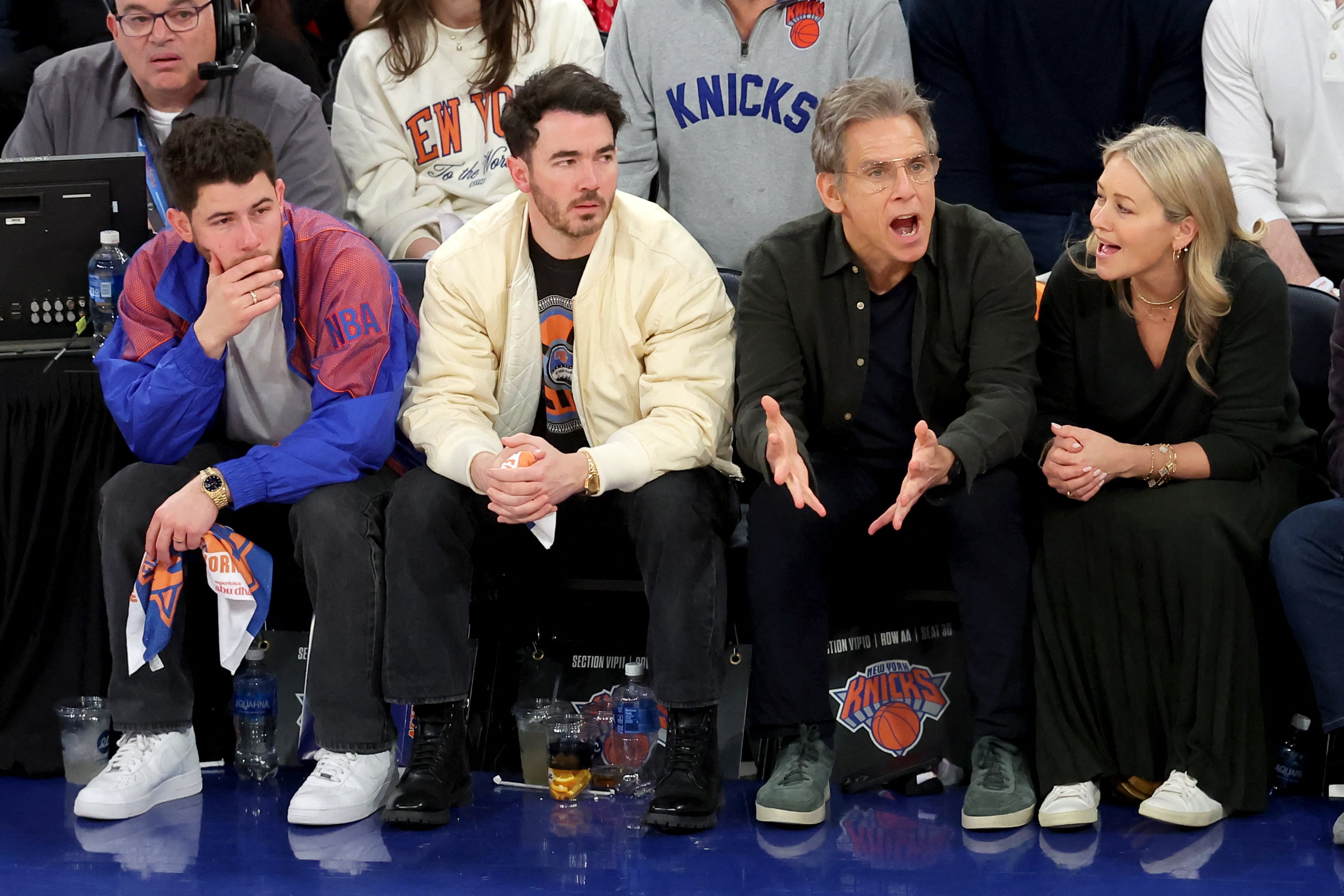 Ben Stiller es uno de los seguidores más visibles de los Knicks (Mandatory Credit: Brad Penner-Imagn Images)