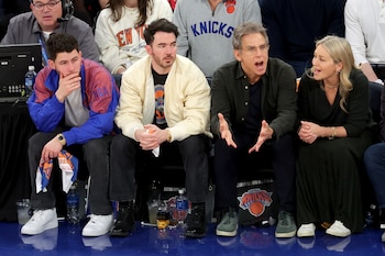 Ben Stiller es uno de los seguidores más visibles de los Knicks (Mandatory Credit: Brad Penner-Imagn Images)