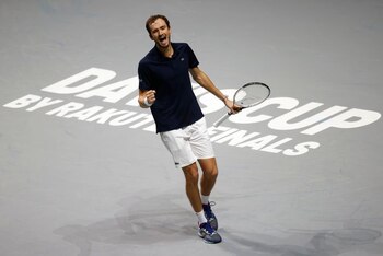 El tenista ruso Daniil Medvedev