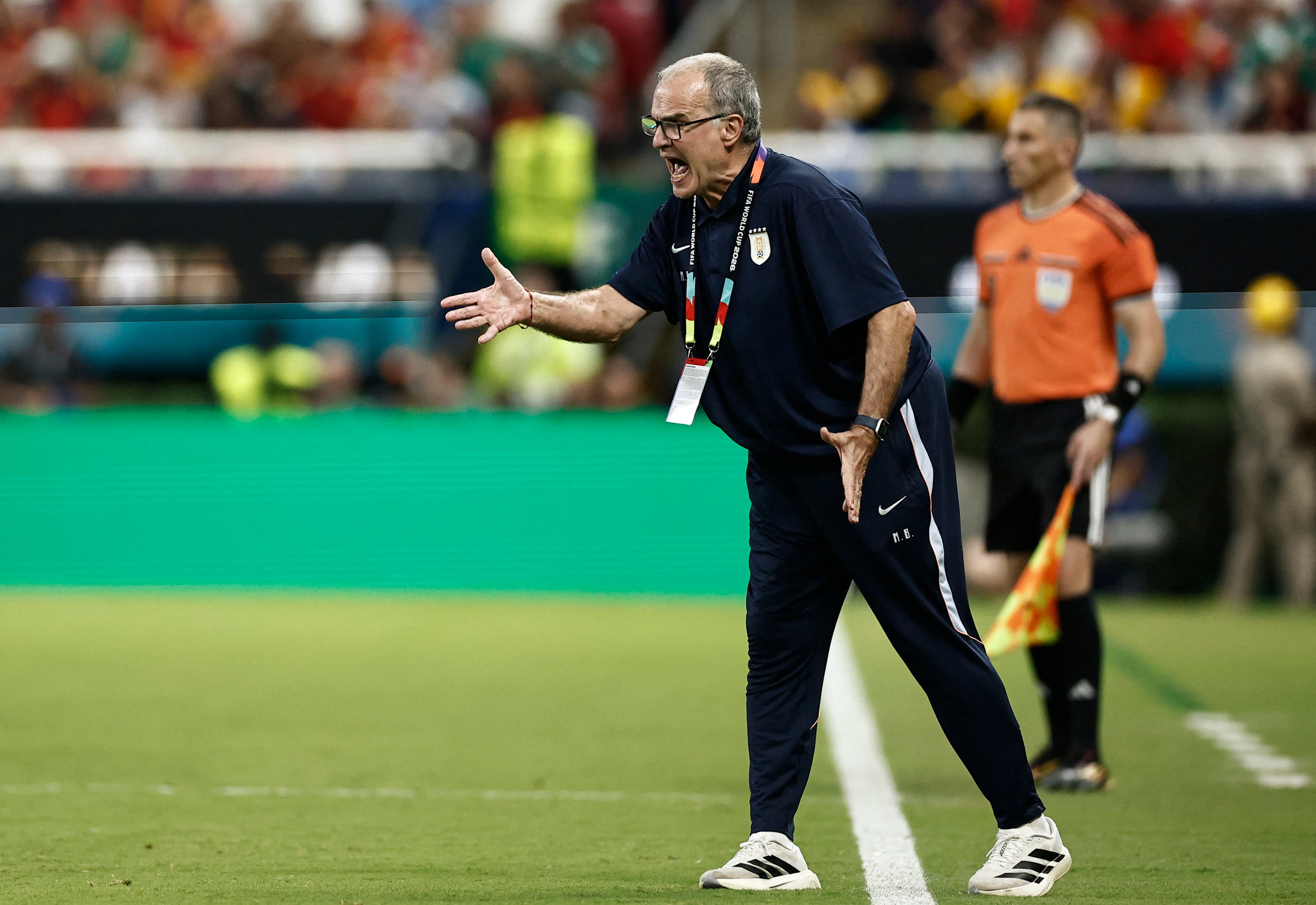 Marcelo Bielsa ya había anunciado previamente que dejaría el cargo en Uuguay al término de la Copa del Mundo (Crédito: Ulises RUIZ / AFP)