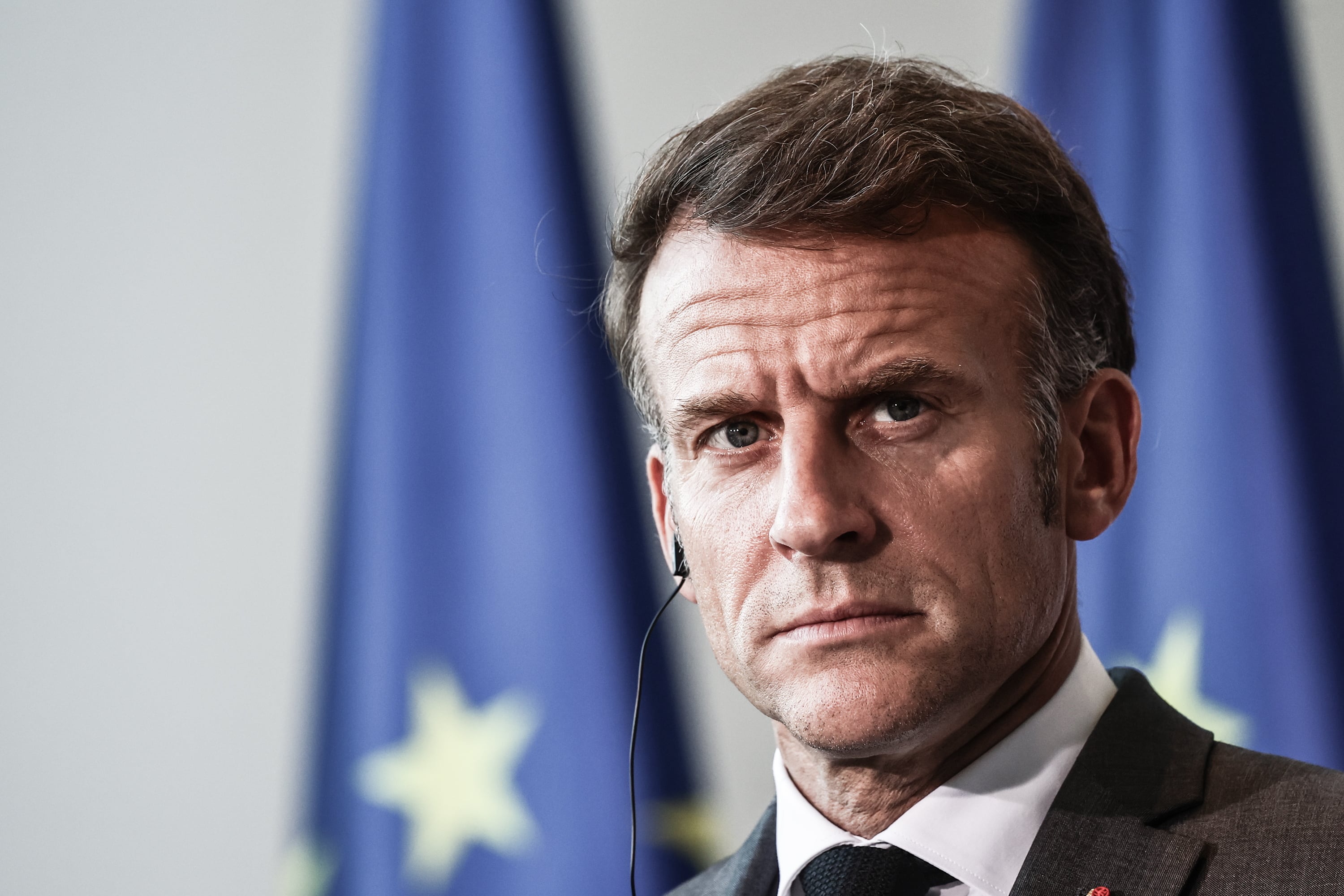 Francia aplica desde 2019 un impuesto del 3% a los servicios digitales y Emmanuel Macron afirmó que no retirará esa medida (EFE/EPA/FILIP SINGER).