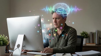 El cerebro alterna entre enfoque