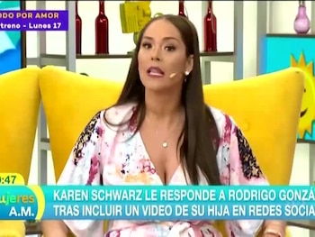 Karen Schwarz denunció a Rodrigo