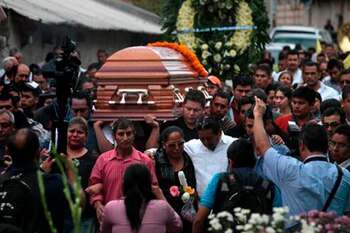 El funeral de "Pancho Cayagua",